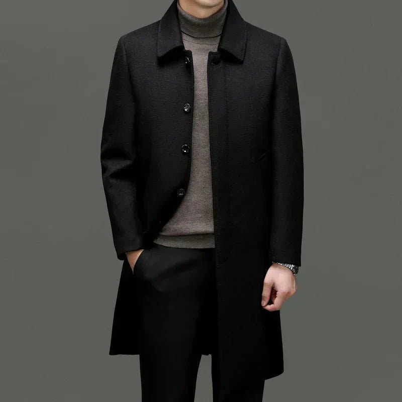 Julian's Menswear - Your Winter Coat Has Arrived: The Wool Blend Casual Coat