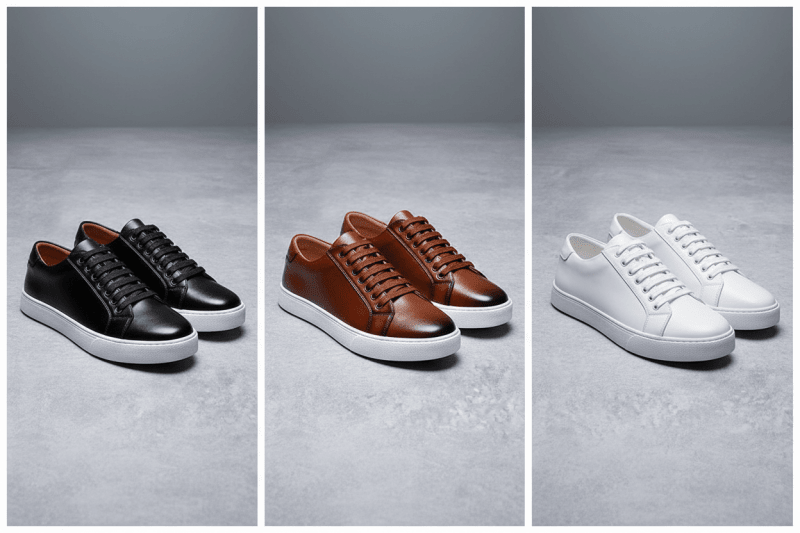 Modern Men's Sneaker Collection: Leather Lace-Ups to Street Style - Julian's Menswear