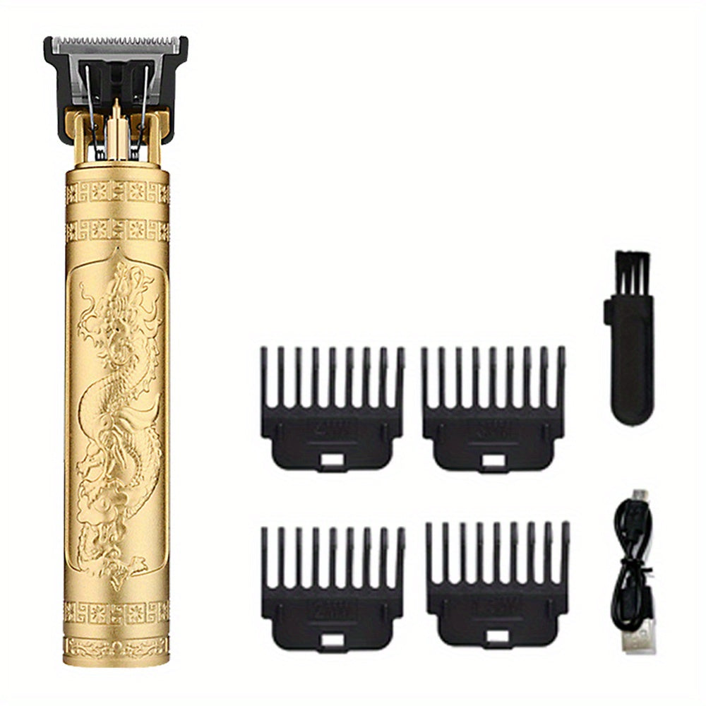 Cordless Rechargeable Men's Grooming Kit - Electric Beard Shaver, Body Hair Trimmer, Hair Clipper for Wet/Dry Use - Perfect Holiday Gift for Father's Day