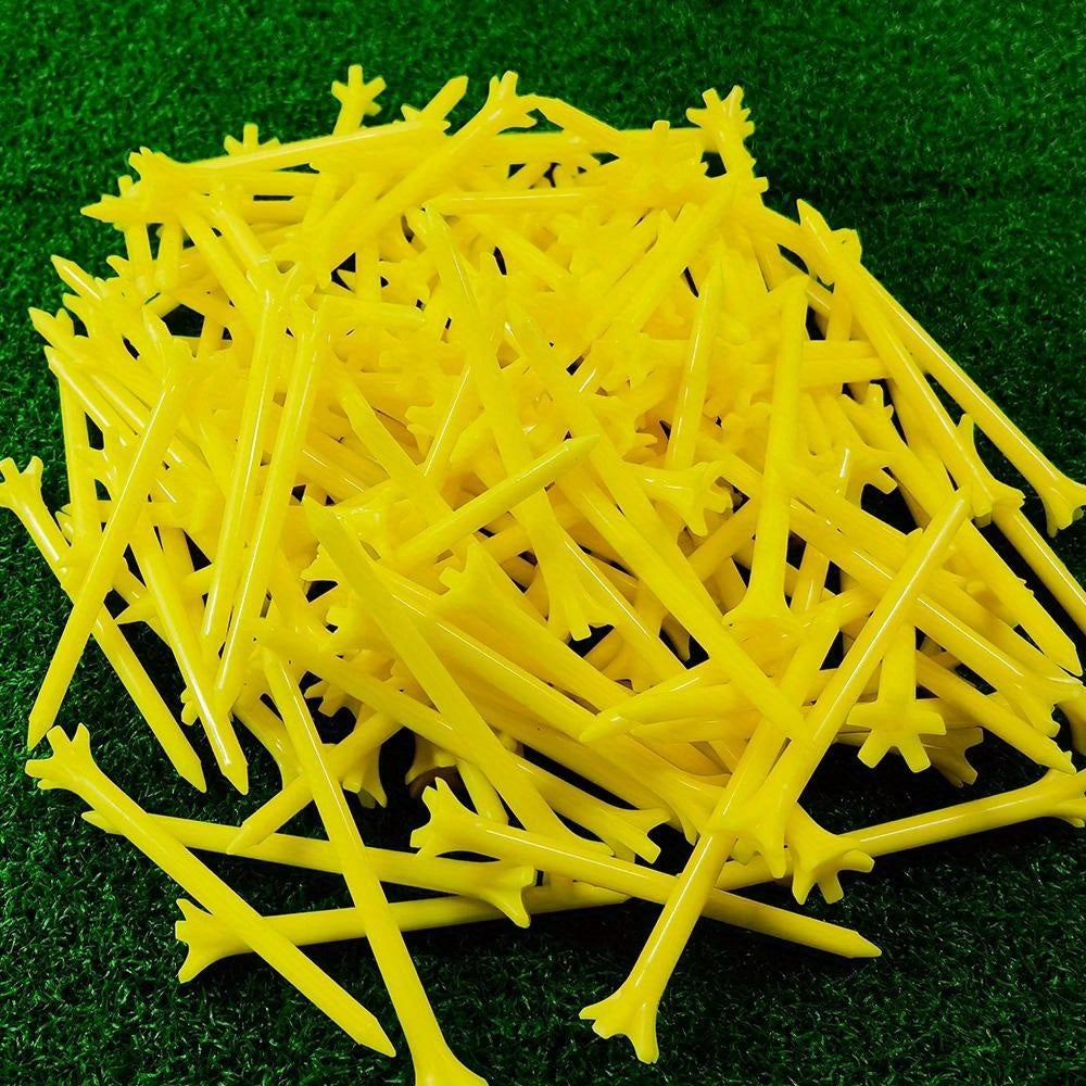50-Pack Golf Tee Set - Unbreakable Golf Tees With Improved Durability, Reduced Friction