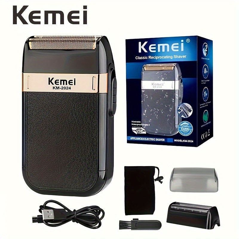 Kemei Professional Men'S Grooming Kit Hair Clipper Beard Trimmer And Reciprocating Shaver Available In Single 2pcs Or 3pcs Set Suitable For Home And Salon Use Perfect Holiday Gift For Dad