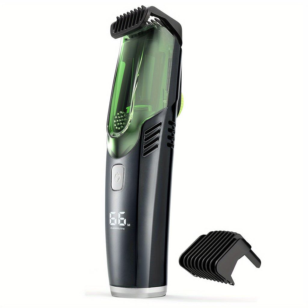 All-in-One Mens Grooming Kit - Precision Cordless Trimmer with Vacuum Cleaner - Ultimate Body & Beard Styling Tool for Men, Perfect Fathers Day Gift