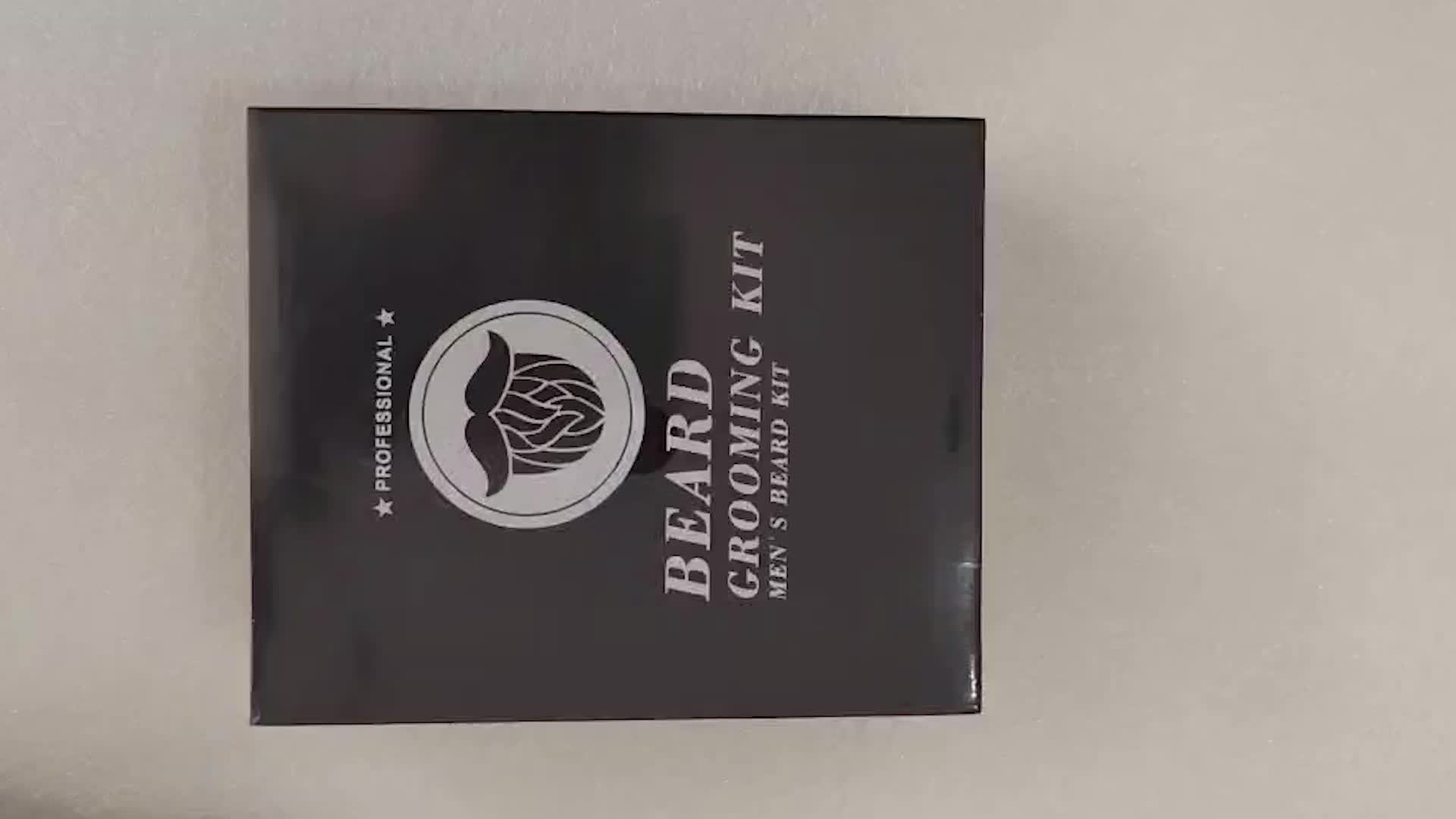 Wooden Beard and Comb Set for Men - Perfect for Beards Head Hair and Mustaches Men's Grooming Kit for Styling, contain Wooden Comb, Beard Brush, Small Scissors & More for Better Hair Care, Father's Day, Christmas, Halloween,