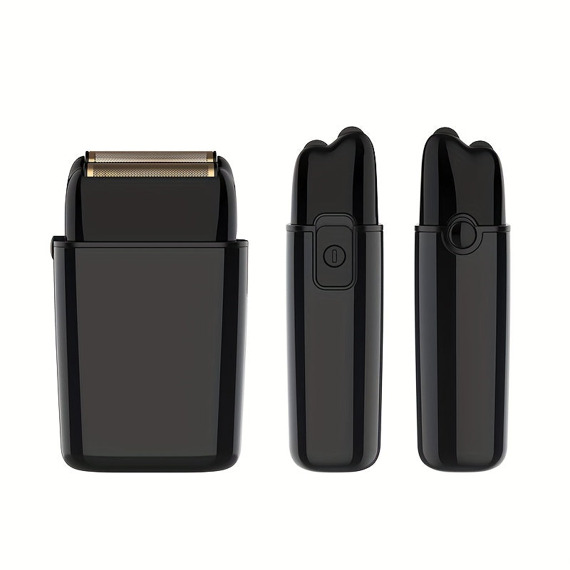 3-in-1 Professional Men's Grooming Kit: Wireless Hair Clipper, Trimmer & Electric Foil Shaver with LED Display - USB Rechargeable, Perfect for Home, Travel & Barbershops