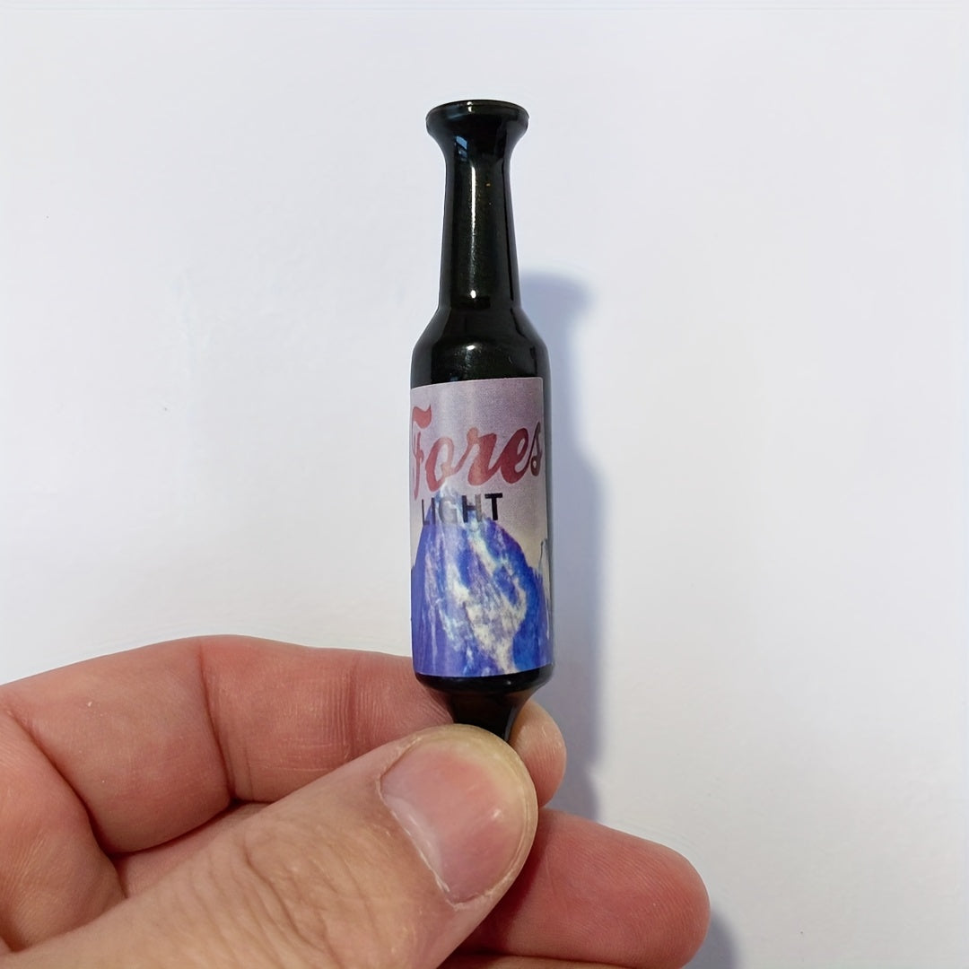 1pc/6pcs Mini Wine Bottle Shaped Golf Tees, Transparent Resin, Assorted Colors, Valentine's Day, New Year's Day, Easter Gifts