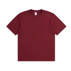 Julian's Menswear S Ankela Red Men's Quality Heavyweight Cotton T-Shirt | Classic Fit O-Neck Shirt