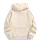 Julian's Menswear XS Beige Men's Heavyweight 600GSM Cotton Hoodie