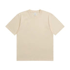 Julian's Menswear S Beige Men's Quality Heavyweight Cotton T-Shirt | Classic Fit O-Neck Shirt