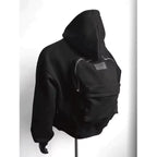 Julian's Menswear M Black Men's Heavyweight Cotton Zip-Up Hoodie - Warm & Durable