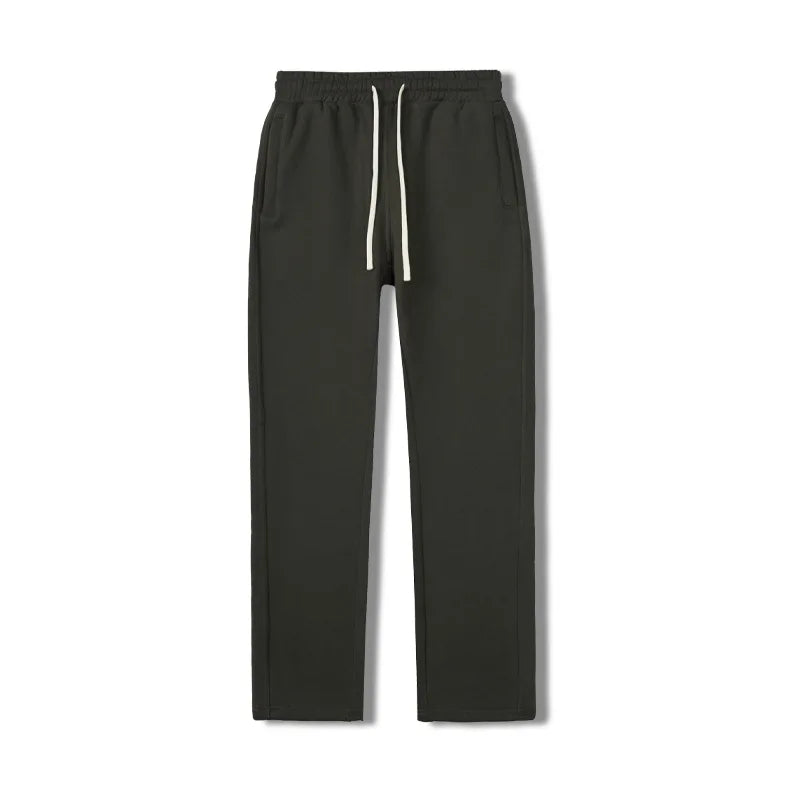 Men's Casual Black Fleece Sweatpants - Julian's Menswear
