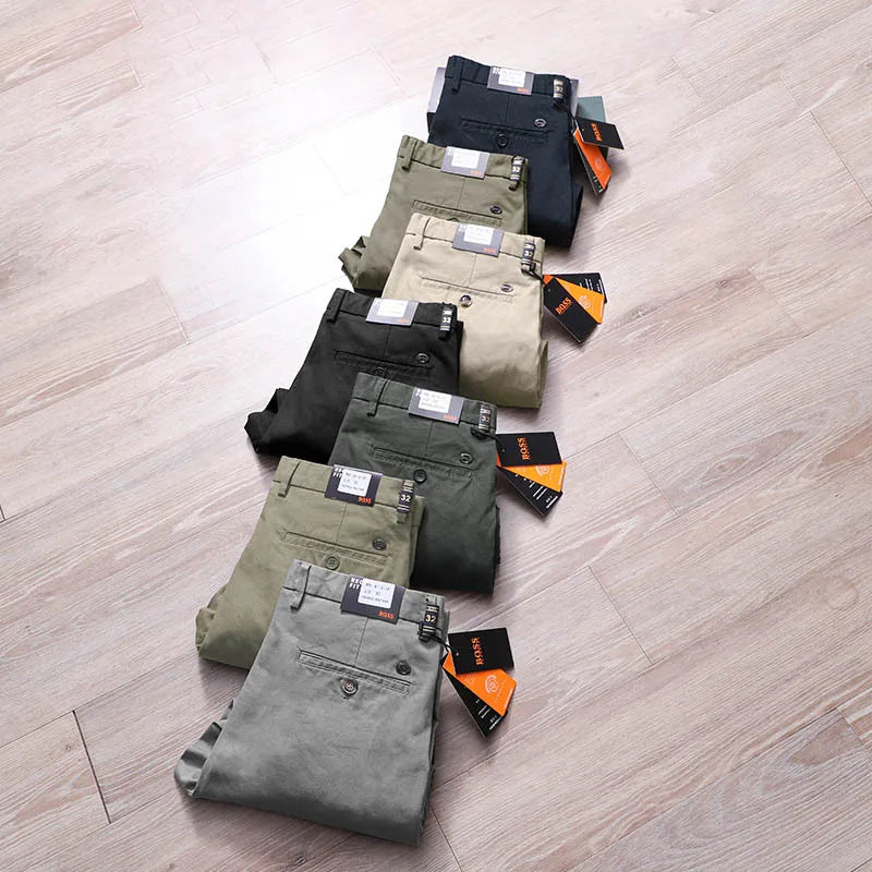 Chinos Canvas Casual Mens Pants Collection