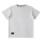 S Gray Men's Heavyweight 280GSM Waffle Knit Tee - All-Day Comfort & Retro Style Julian's Menswear