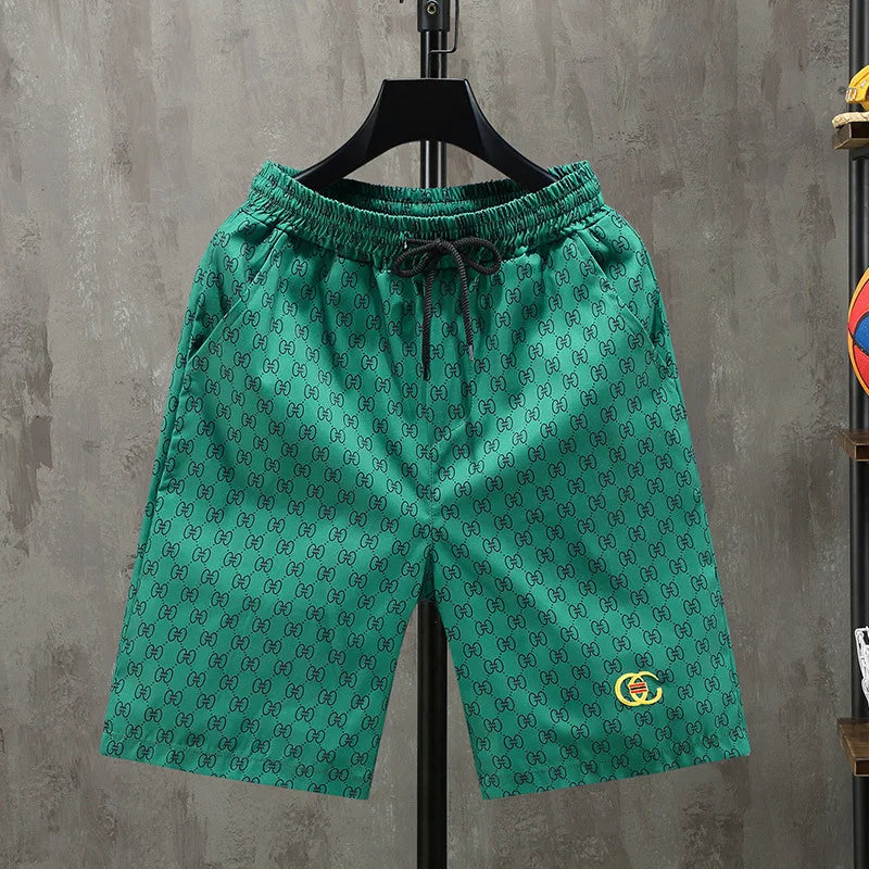 Wholesale Men's Shorts Casual Summer Beach Hawaii Pocket Shorts Men's Printed Shorts