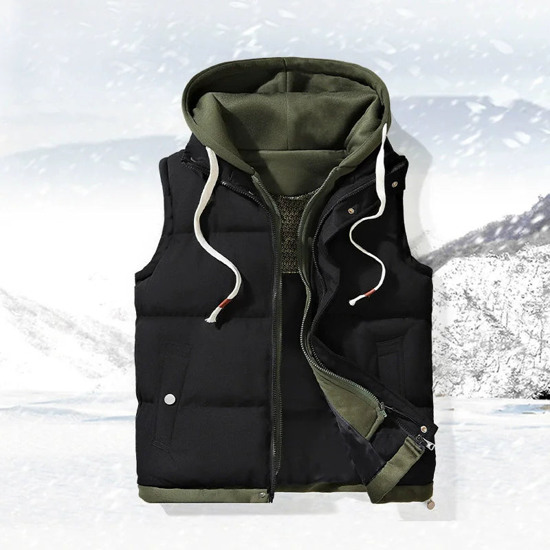 Men's Hooded Puffer Vest | Julian's Menswear