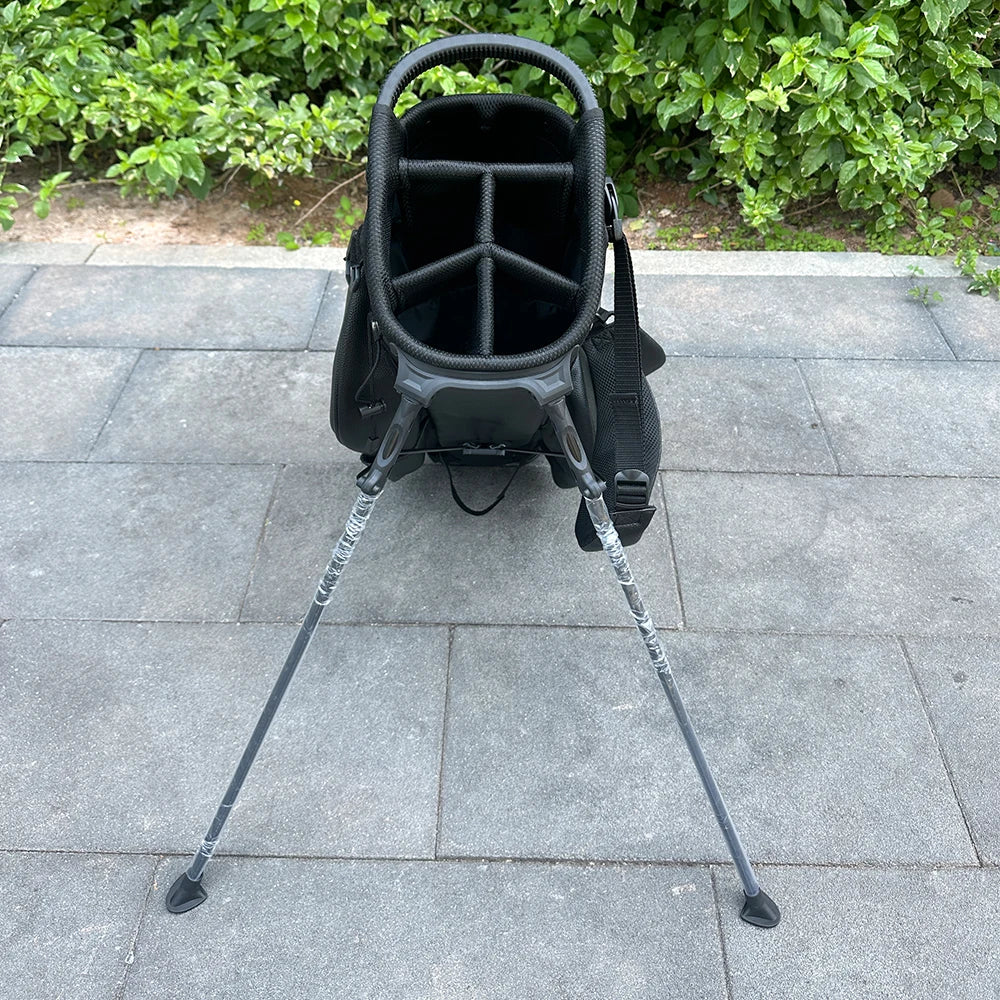 JBoss Golf OEM ODM Professional Lightweight Waterproof Golf Stand Bag Custom Logo 5 14 Divider PU Leather Golf Bags