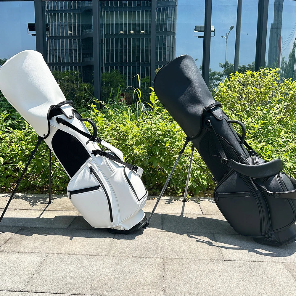 JBoss Golf OEM ODM Professional Lightweight Waterproof Golf Stand Bag Custom Logo 5 14 Divider PU Leather Golf Bags