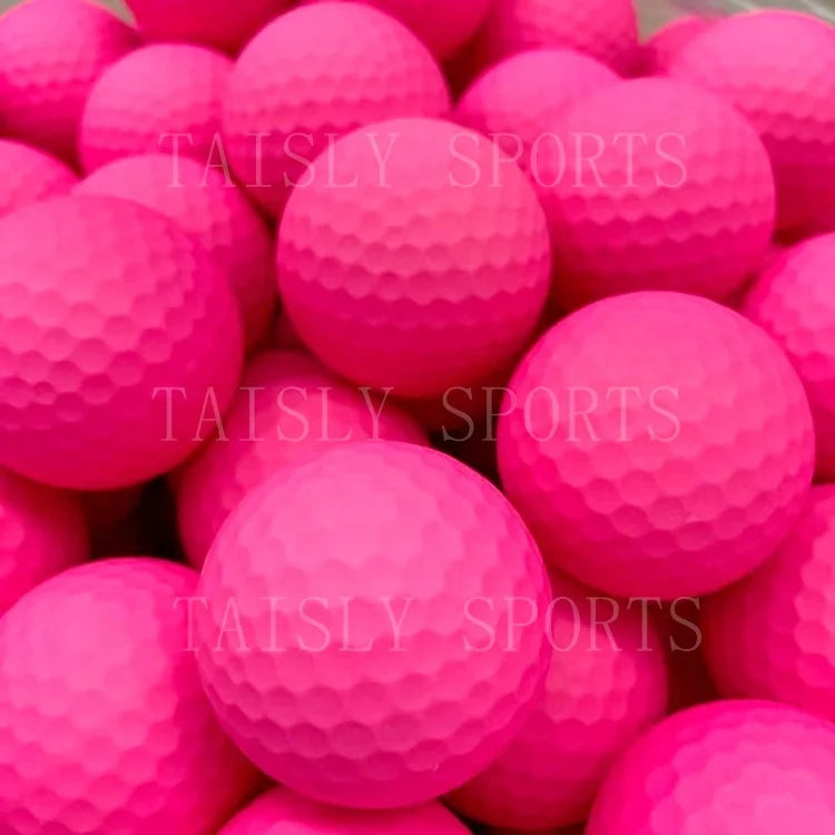 Custom Quality Surlyn Cover Glow Golf Balls with Printed Logo Two Piece Eco-Friendly High Speed Long Distance