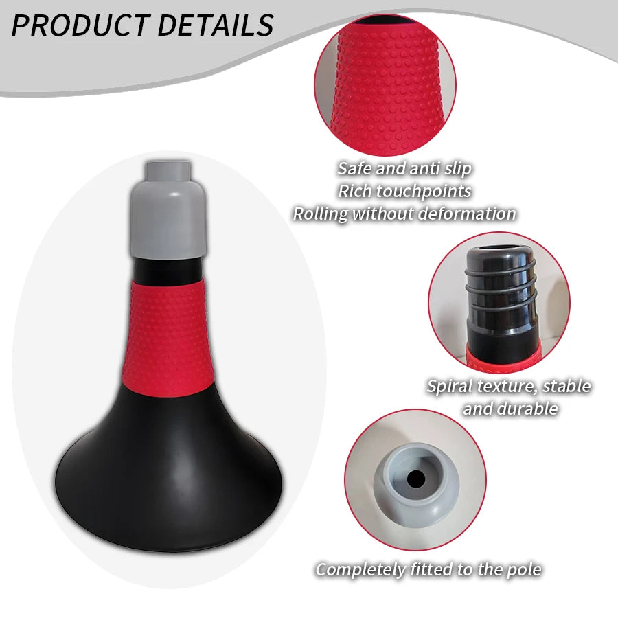 A Trumpet-shaped Flagpole Bucket, with a Flagpole Attachment at the Top. Agile Training Has Multiple Applications