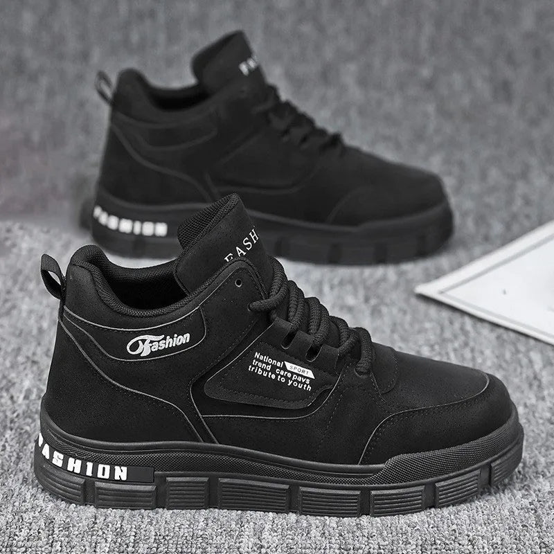 New Breathable Small White Shoes for Men Trend All Match Thick Soled Sneakers Casual Board Shoes for Men