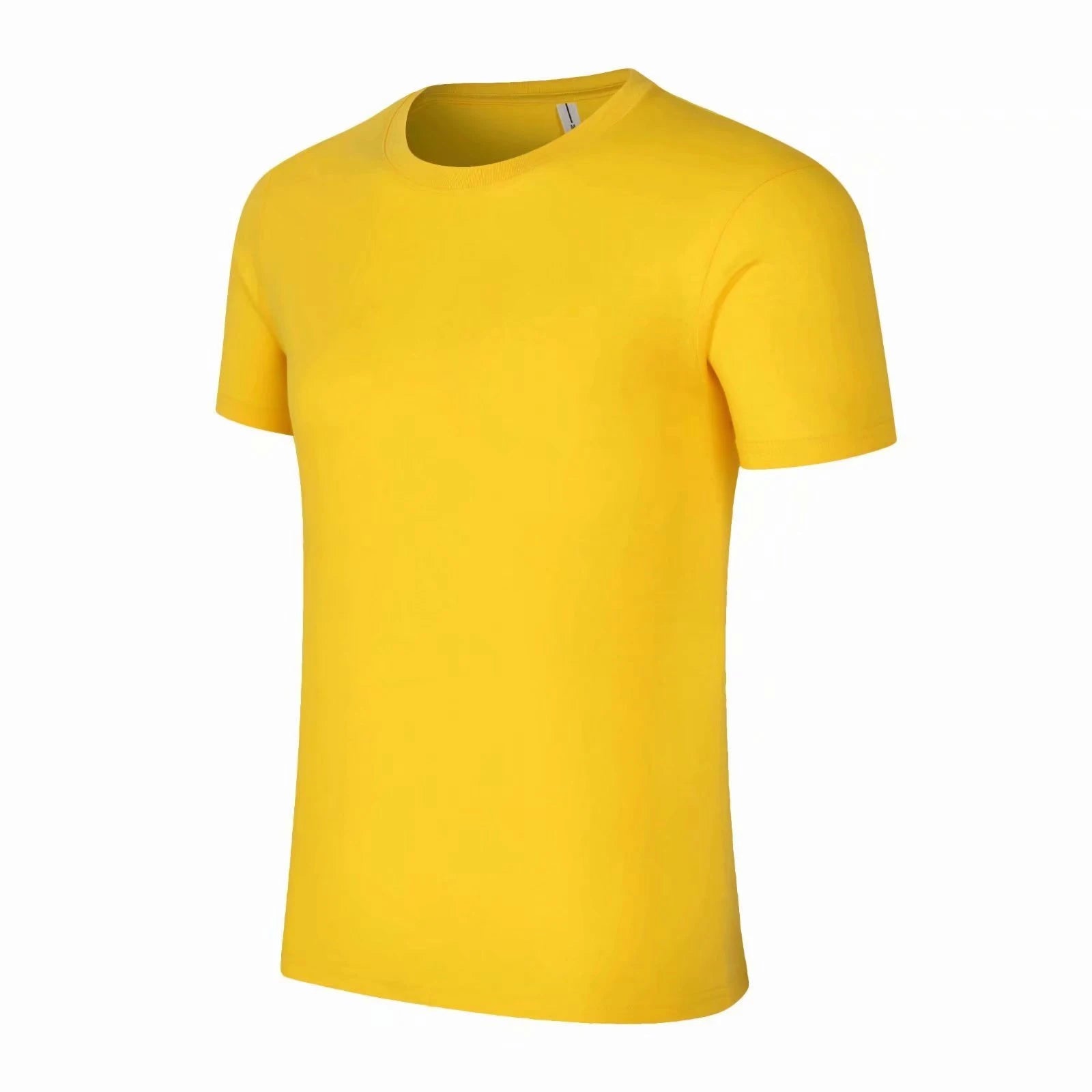 100% Cotton Men's T-Shirts High Quality Plain Short Sleeves Twill Fabric 200 Grams Blank Design for Personalization