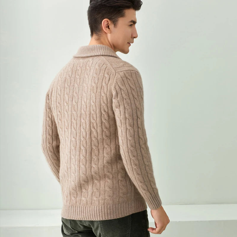 2022 New Style Autumn Winter 100 Pure Cashmere Men Sweaters Cardigans