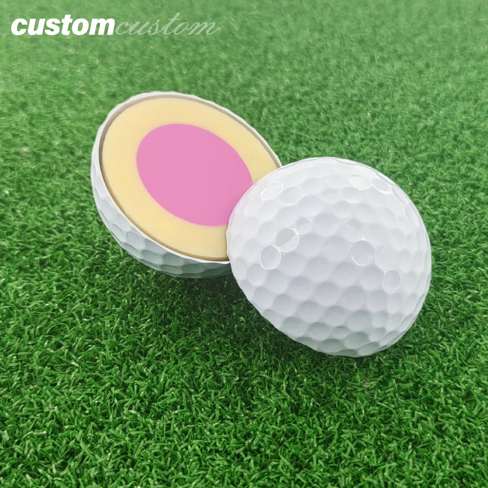 High Performance 4 Layer PU Golf Ball with Ultra Thin Cover Custom Logo Professional Tournament Balls for Long Distance Control