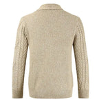 Men's Sweater Cardigan – Button Down V-Neck Cable Knit