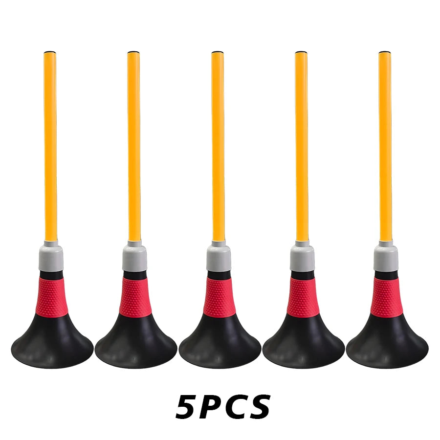 A Trumpet-shaped Flagpole Bucket, with a Flagpole Attachment at the Top. Agile Training Has Multiple Applications