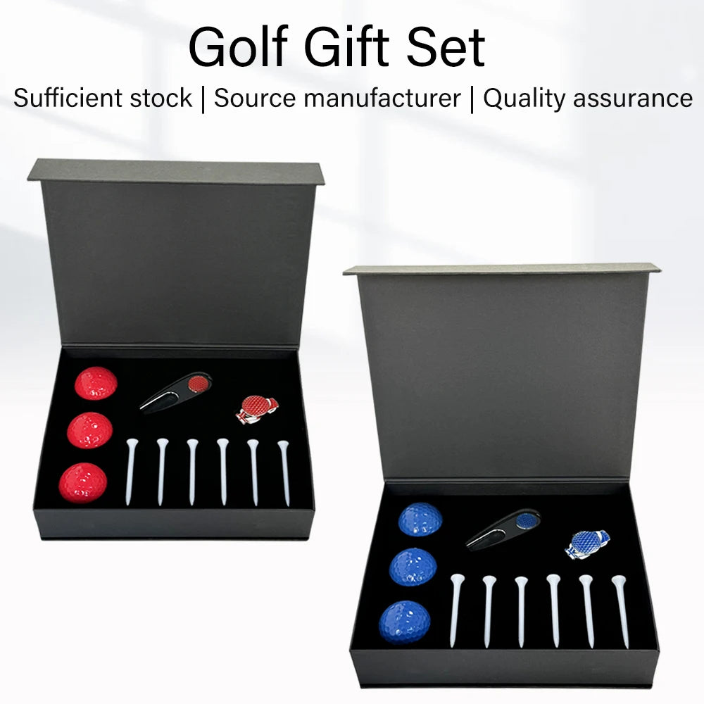 Wholesale Customizable Golf Accessories Set Including Green Fork Cap Clip and Plastic Tees for Kids and Adults in All Seasons