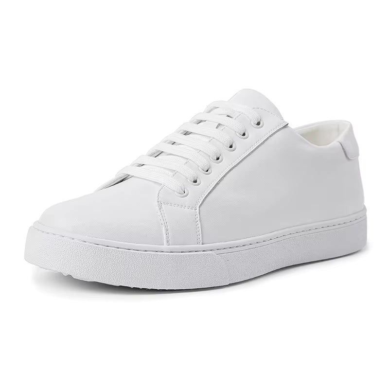 Men's Smart Casual Leather Sneakers - Stylish Hybrid Oxford Comfort Shoes
