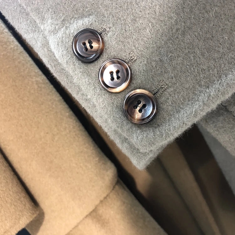 TTT-8680-T-Cashmere Plus Size Men's Coats New Style Winter Coat For Men Double Sides Wool Coat