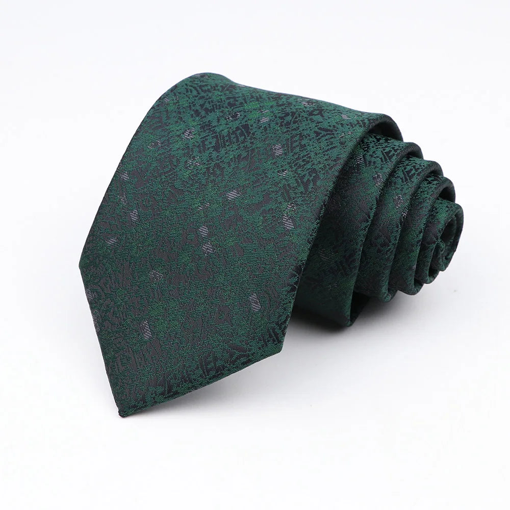 New Fashion Classic Men's Ties Neck Ties 8cm Plaid Striped Ties for Men Formal Business Luxury Wedding Party Neckties Gravatas