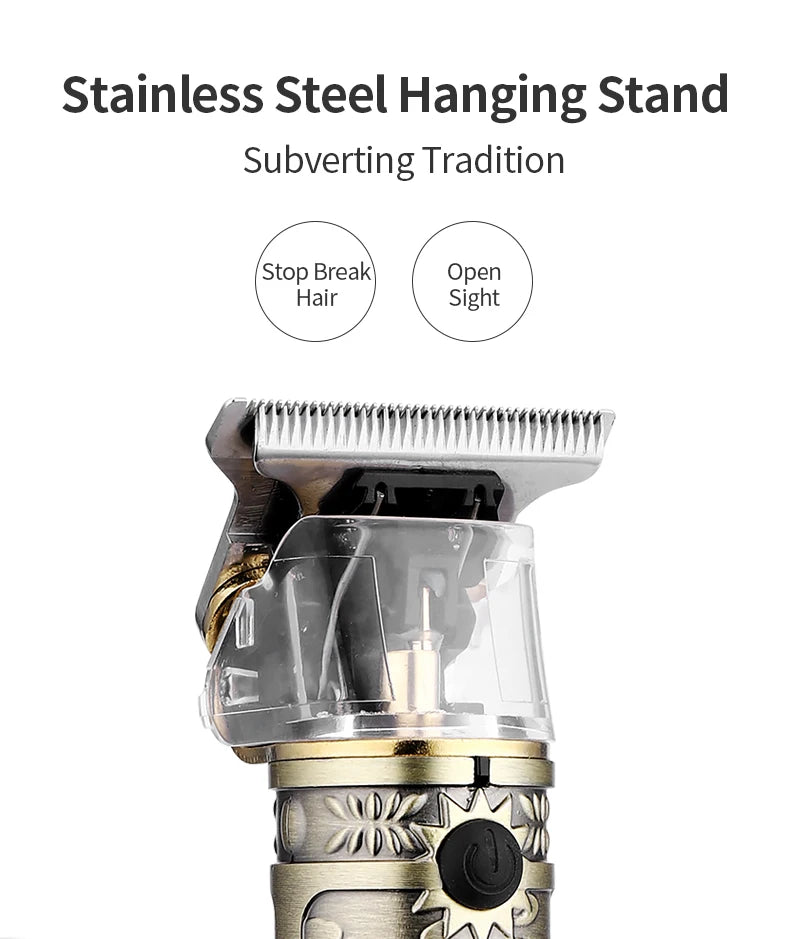 LM-300 Men Cordless Hair Clipper Barber Professional Electric Cutting Machine Beard Shaving Hair Trimmer Styling Kit