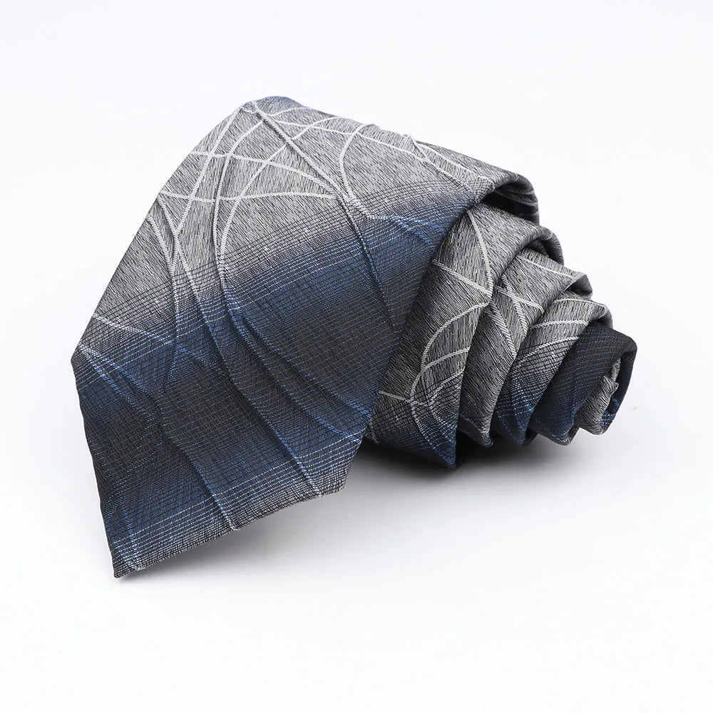 New Fashion Classic Men's Ties Neck Ties 8cm Plaid Striped Ties for Men Formal Business Luxury Wedding Party Neckties Gravatas