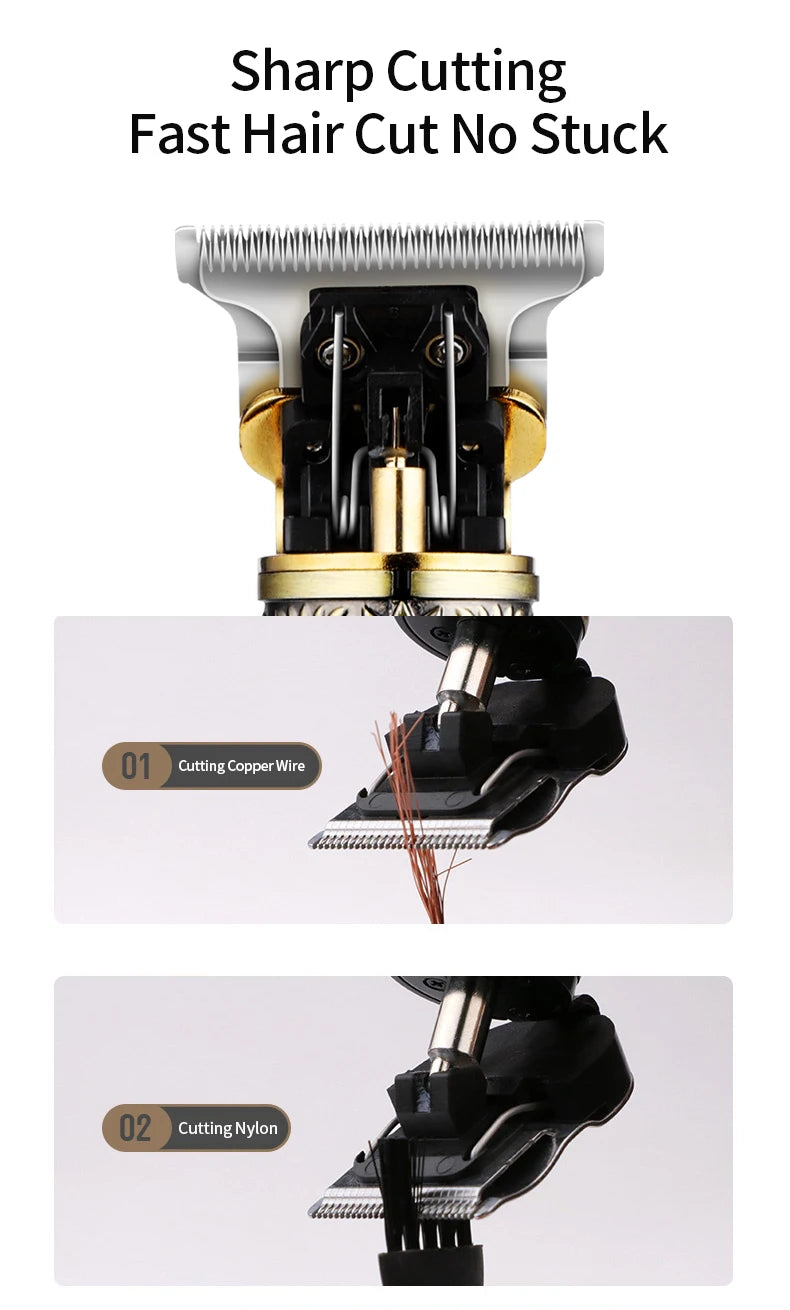 LM-300 Men Cordless Hair Clipper Barber Professional Electric Cutting Machine Beard Shaving Hair Trimmer Styling Kit