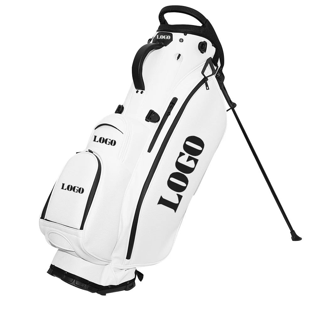 JBoss Golf Custom MOQ1 Professional Golf Stand Bag 5 14 Divider Pu Leather Waterproof Golf Bags