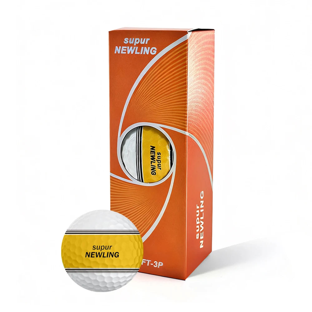 Customized Gift Box Packaging High Quality Super Long Distance 360 Degree Putting Three Line Alignment 2/3/4/5 Piece Golf Balls