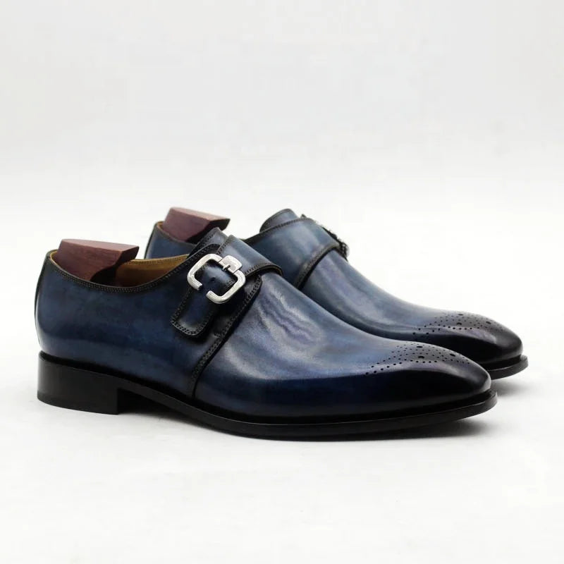 Cie Ms197 High Quality Handmade Blake Stitched Men's Business Leather Shoes for Office