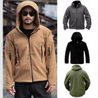 Men's Hooded Wool Blend Winter Jacket