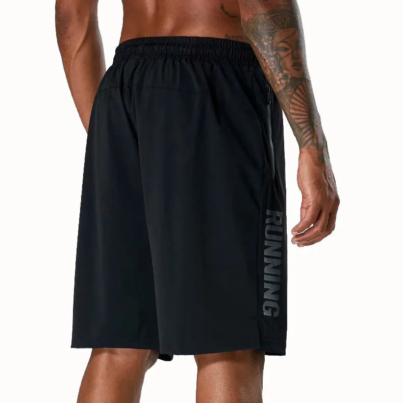 Custom Men Polyester Training Shorts With Pocket Workout Running Bodybuilding Vintage Gym Sports Casual Fitness Men's Shorts