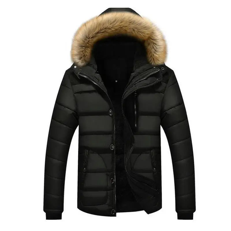 New Style Winter Jackets Men's Coats Male Parkas Casual Thick Outwear Hooded Fleece Jackets Warm Overcoats Mens Clothing