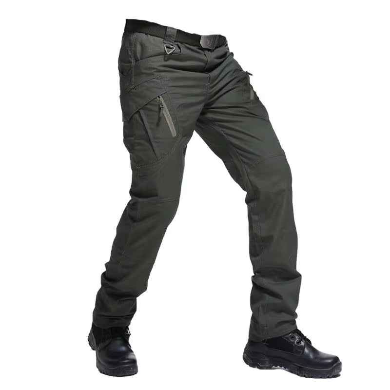 Men's Rugged Waterproof Tactical Pants - Multi-Pocket Design, Built for Outdoors
