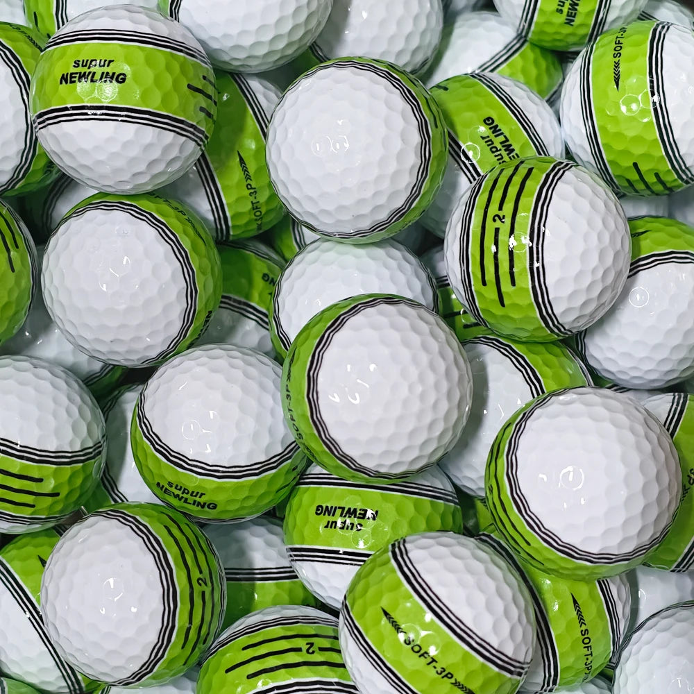 Custom Logo Golf Ball Wholesale Super Long Distance 360 Degree Putting Three Line Alignment  2/3/4 Piece Tournament Golf Balls