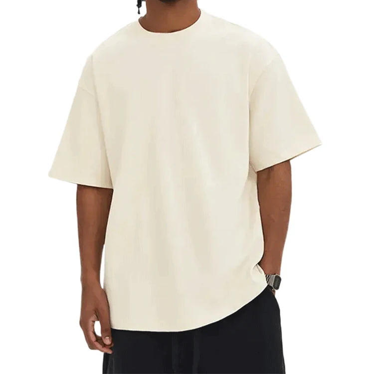 TTT-9999-T-Custom Heavyweight Short Sleeve Men's T-shirts High Quality Blank Plain Oversized Drop Shoulder T Shirt For Men