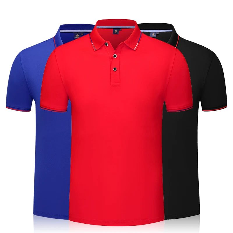 High Quality Quick Dry Cotton Men's Polo Shirts With Printing logo Golf Collar t Shirts Short Sleeve Polo t Shirts