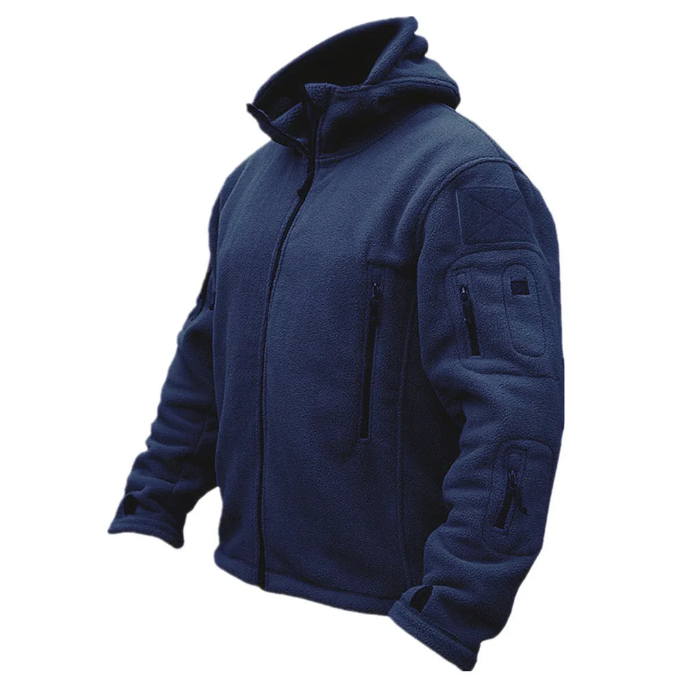 Men's Hooded Wool Blend Winter Jacket