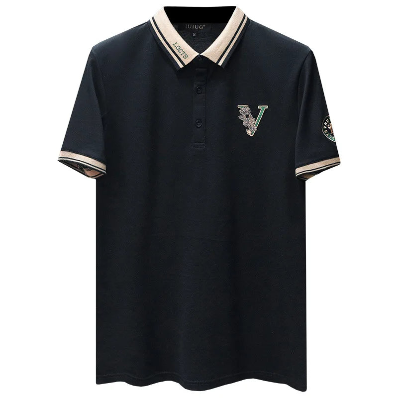 Clothes Men t Shirt for Men Cotton Short-sleeved T-shirt Summer Polo Shirts for Men