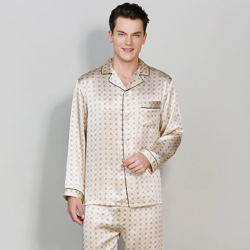 Men's Mulberry Silk Pyjama Set