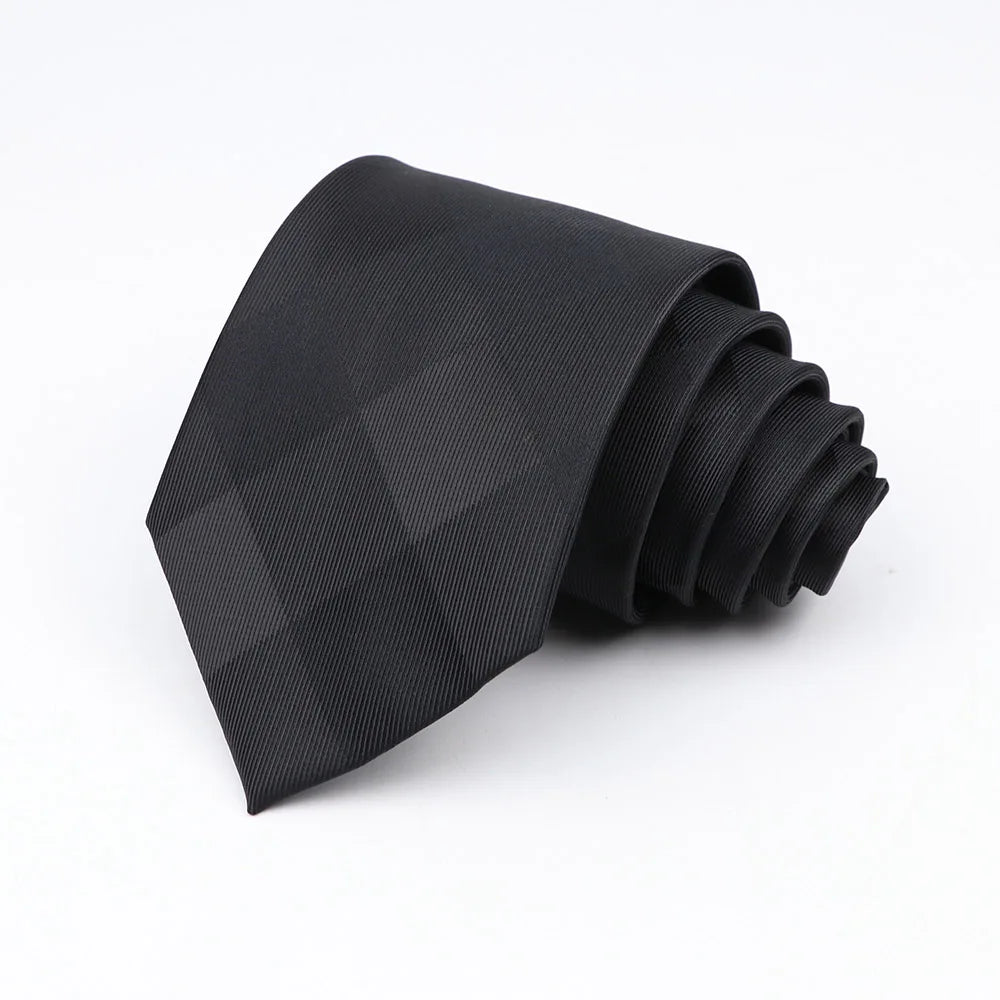 New Fashion Classic Men's Ties Neck Ties 8cm Plaid Striped Ties for Men Formal Business Luxury Wedding Party Neckties Gravatas