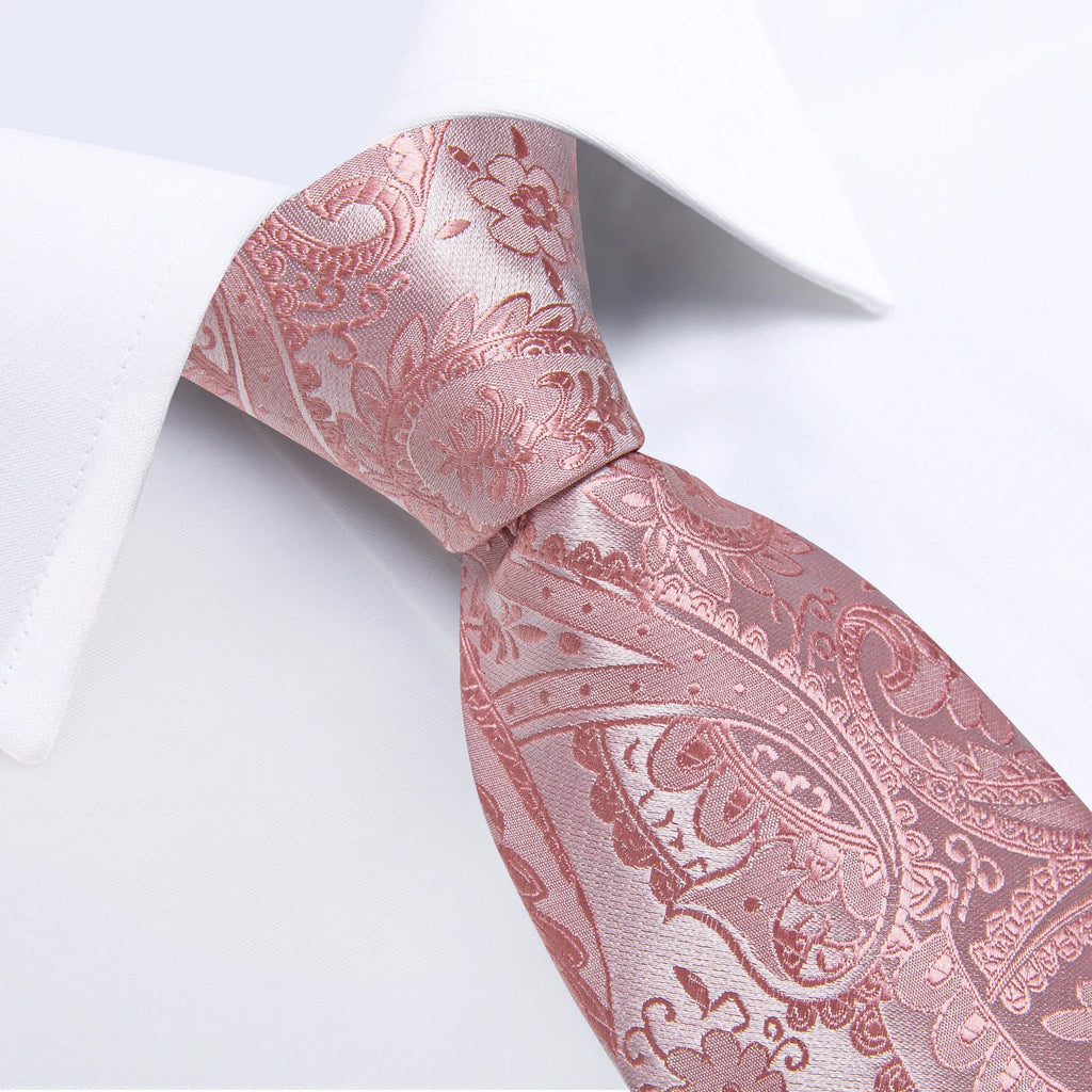 Free Shipping Men's Ties Pink Kinds Solid Color Silk  Party Wedding NeckTies